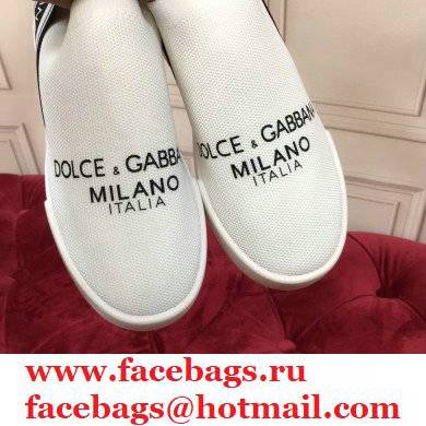 Dolce  &  Gabbana Slip On Sneakers with Logo 07 2021